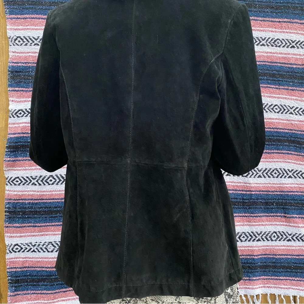 Vintage Pamela McCoy collections genuine leather black jacket  size xs - Picture 7 of 8